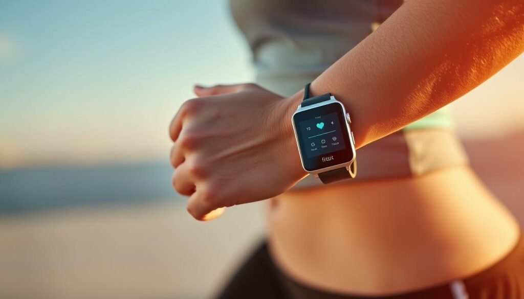 Fitbit aplicativo exercícios
